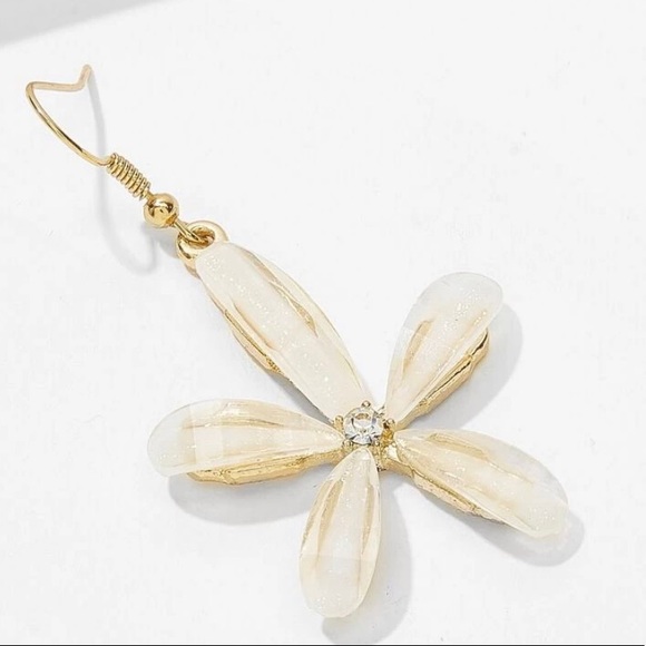 LAST PAIR! 5 stars! Chic floral drop earrings - Picture 3 of 6